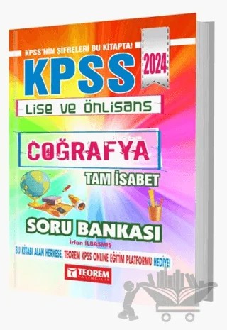 KPSS Lise Ön Lisans Tam İsabet Coğrafya Soru Bankası – Kolektif – Teorem Yayıncılık kitap kapağı