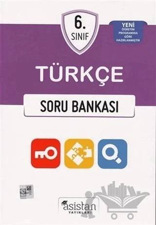 6. Sınıf Türkçe Soru Bankası – Kolektif – Asistan Yayınları kitap kapağı
