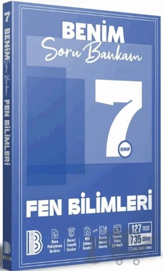 7. Sınıf Fen Bilimleri Soru Bankam – Kolektif – Benim Hocam Yayınları kitap kapağı