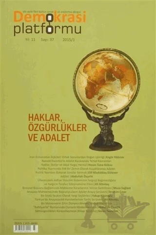 Haklar Özgürlükler ve Adalet - Demokrasi Platformu Sayı: 37 – Orion Kitabevi kitap kapağı
