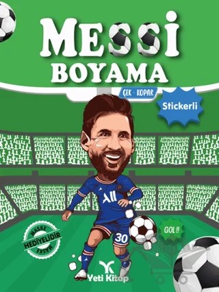 Messi Boyama Kitabı – Kolektif – Yeti Kitap kitap kapağı