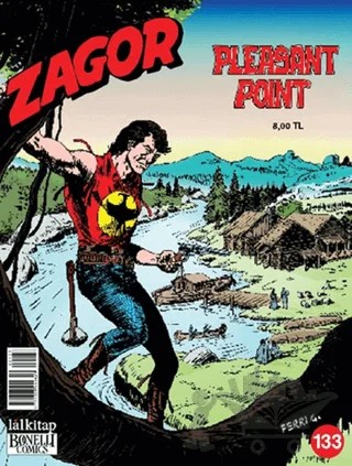 Zagor Sayı: 133 - Pleasant Point – Lal Kitap kitap kapağı