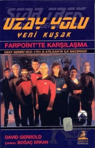 Farpoint’te Karşılaşma Uzay Yolu Yeni Kuşak – David Gerrold – Art Basın Yayın Hizmetleri kitap kapağı