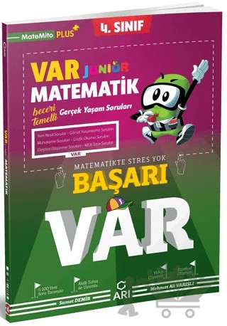 4. Sınıf Matematik VAR Junior Soru Bankası – Samet Demir, Mehmet Ali Varışlı – Arı Yayıncılık kitap kapağı