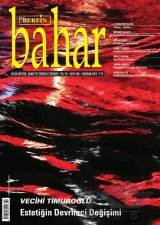 Berfin Bahar Aylık Kültür, Sanat ve Edebiyat Dergisi Sayı: 184 – Berfin Bahar Dergisi kitap kapağı
