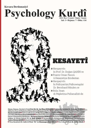Psychology Kurdi İlon - Cotmeh - Mijdar - Kanun Hejmar: 7 2018 – J&J Psychology Kurdi Dergisi Yayınları kitap kapağı