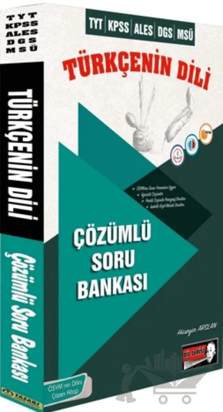 2019 TYT KPSS ALES DGS MSÜ Türkçenin Dili Çözümlü Soru Bankası – Hüseyin Arslan – Tasarı Eğitim Yayınları kitap kapağı