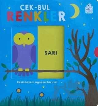 Çek-Bul Renkler – Agnese Baruzzi – Pötikare Yayıncılık kitap kapağı