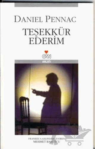 Teşekkür Ederim – Daniel Pennac – Can Yayınları kitap kapağı