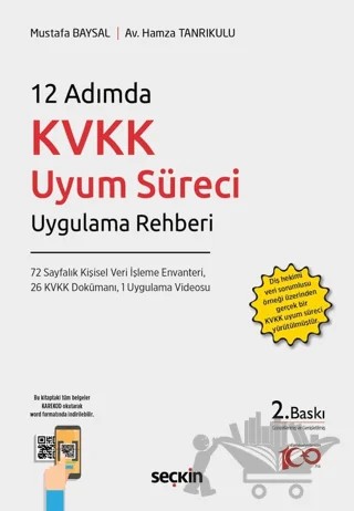 12 Adımda KVKK Uyum Süreci – Mustafa Baysal, Hamza Tanrıkulu – Seçkin Yayıncılık kitap kapağı