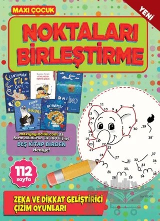 Maxi Çocuk Noktaları Birleştirme 2 – Bertan Kodamanoğlu – Maxi Yayıncılık kitap kapağı