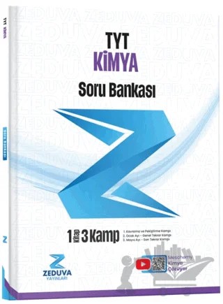 Kimya TYT Kimya 1 Kitap 3 Kamp Soru Bankası – Mesut Uğurdoğan – Zeduva Yayınları kitap kapağı