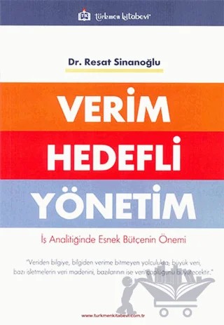 Verim Hedefli Yönetim – Reşat Sinanoğlu – Türkmen Kitabevi kitap kapağı