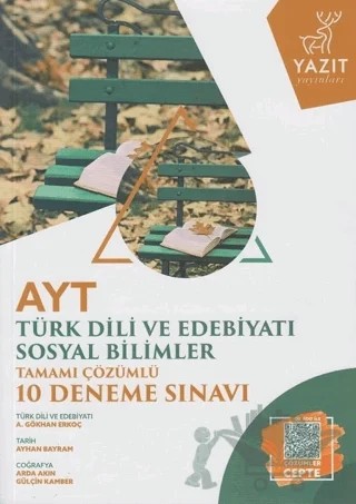 Yazıt YKS AYT Türk Dili ve Edebiyatı Sosyal Bilimler Tamamı Çözümlü 10 Deneme Sınavı – A. Gökhan Erkoç, Arda Akın, Ayhan Bayram, Gülçin Kamber – Yazıt Yayıncılık kitap kapağı