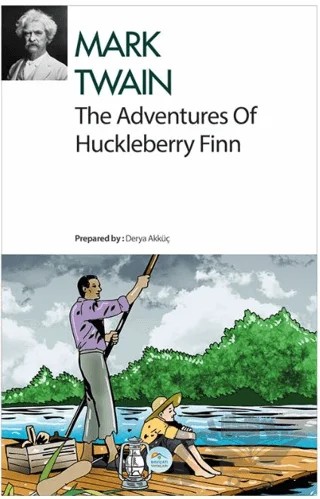 The Adventures of Huckleberry Finn – Mark Twaın – Maviçatı Yayınları kitap kapağı