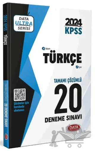 2024 KPSS Ultra Serisi Türkçe 20 Deneme Sınavı – Kolektif – Data Yayınları kitap kapağı