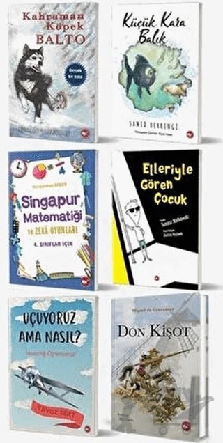 Okullarda Okutulan 4. Sınıf Kitap Seti (6 Kitap Takım) – Elizabeth Cody Kimmel, Hasan Topdemir, Miguel de Cervantes Saavedra, Samed Behrengi, Tomasz Matkowski, Yavuz Sert – Beyaz Balina Yayınları kitap kapağı