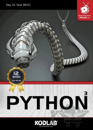 Python 3 – Onur Sevli – Kodlab Yayın Dağıtım kitap kapağı