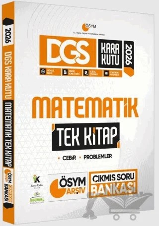2026 DGS Kara Kutu Matematik TEK KİTAP ÖSYM Arşiv Çıkmış Soru Bankası Konu Özetli Dijital Çözümlü – Kolektif – Karakutu Yayın kitap kapağı