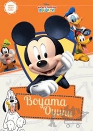 Mickey Fare'nin Kulüp Evi Boyama Oyunu – Kolektif – Doğan Egmont Yayıncılık kitap kapağı