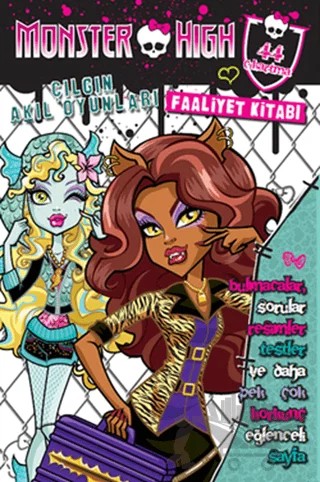 Monster High - Çılgın Akıl Oyunları – Kolektif – Doğan Egmont Yayıncılık kitap kapağı