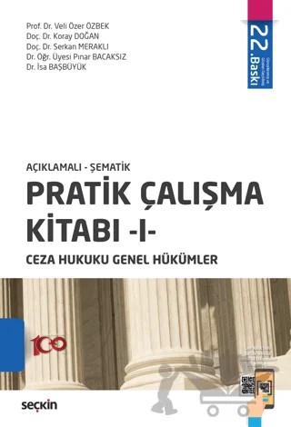 Pratik Çalışma Kitabı – I, Ceza Hukuku Genel Hükümler – Kolektif – Seçkin Yayıncılık kitap kapağı