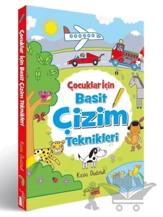 Çocuklar İçin Basit Çizim Teknikleri – Kasia Dudziuk – Yakamoz Yayınevi kitap kapağı