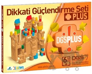 Dikkati Güçlendirme Seti Plus 6 Yaş B – Osman Abalı – Adeda Yayınları kitap kapağı