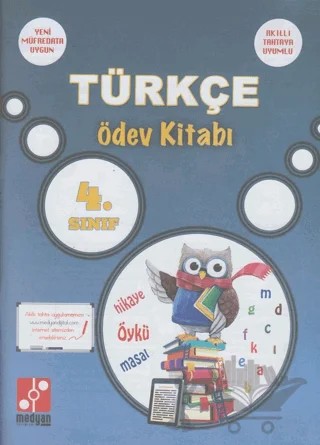 1. Sınıf Türkçe Ödev Kitabı – Kolektif – Medyan Yayınları kitap kapağı