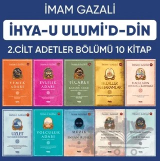İhyau Ulumiddin 2. Cilt (Adetler Bölümü 10 Kitap) – İmam Gazali – Çelik Yayınevi kitap kapağı