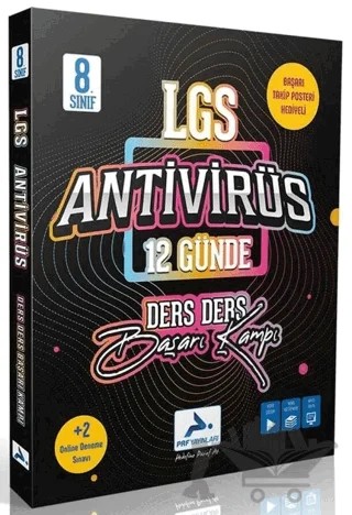 8. Sınıf Antivirüs Ders Ders Başarı Kampı – Kolektif – Paraf Yayınları kitap kapağı