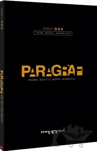 DGS Paragraf Konu Özetli Soru Bankası – Kolektif – Marka Yayınları kitap kapağı