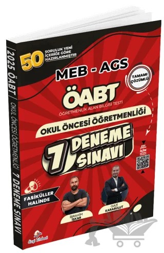 ÖABT MEB-AGS Okul Öncesi Öğretmenliği 7 Deneme Fasikül Çözümlü – İbrahim İşkar, Gazi Karabulut – Dizgi Kitap kitap kapağı