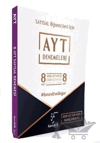 Sayısal Öğrenciler İçin 8 AYT Denemeleri – Kolektif – Karekök Yayıncılık kitap kapağı