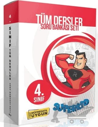 Süperkid 4. Sınıf Tüm Dersler Soru Bankası – Kolektif – Referans Yayınları kitap kapağı