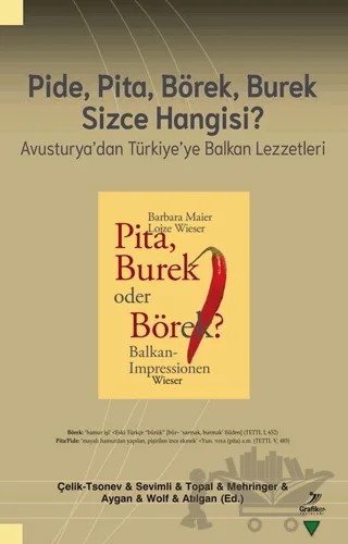 Pide, Pita, Börek, Burek Sizce Hangisi – Kolektif – Grafiker Yayınları kitap kapağı