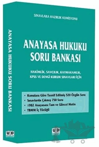 Anayasa Hukuku Soru Bankası – Kolektif – Umut Kitap Basım Yayın kitap kapağı