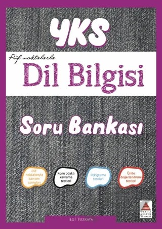 YKS Püf Noktalarla Dil Bilgisi Soru Bankası – İlgi Tuzkaya – Delta Kültür Yayınevi kitap kapağı