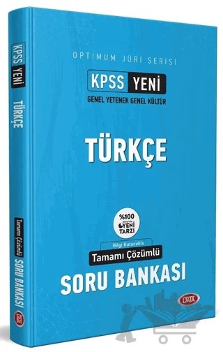 KPSS Türkçe Tamamı Çözümlü Optimum Jüri Soru Bankası – Kolektif – Data Yayınları kitap kapağı