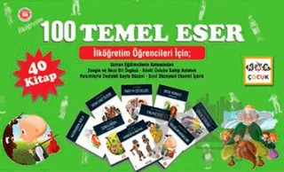 100 Temel Eser (40 Kitap Takım) İlköğretim Öğrencileri İçin – Kolektif – Nar Yayınları kitap kapağı