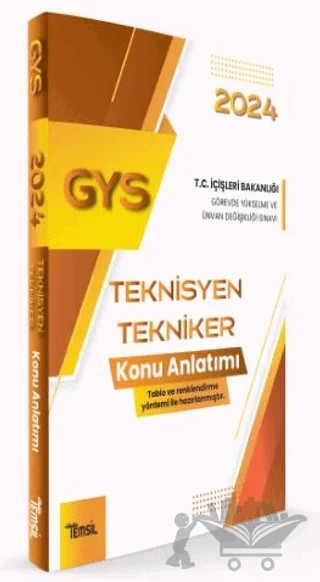 İçişleri Bakanlığı Görevde Yükselme ve Ünvan Değişikliği Sınavı Teknisyen Tekniker Konu Anlatımı – Sami Sönmez – Temsil Kitap kitap kapağı
