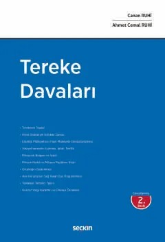 Tereke Davaları – Canan Ruhi, Ahmet Cemal Ruhi – Seçkin Yayıncılık kitap kapağı