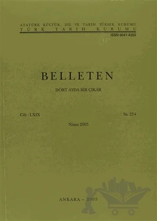 Belleten Sayı: 254 Cilt: 69 – Türk Tarih Kurumu Yayınları kitap kapağı