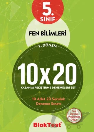 5. Sınıf 2. Dönem Fen Bilimleri 10x20 Kazanım Pekiştirme Denemeleri Seti – Kolektif – Tudem Yayınları - Bayilik kitap kapağı