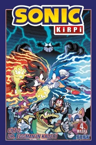 Kirpi Sonic Cilt 2 - Dr. Eggman’in Kaderi – Ian Flynn – Presstij Kitap kitap kapağı
