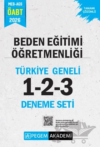 2026 MEB AGS ÖABT Beden Eğitimi Öğretmenliği Tamamı Çözümlü Türkiye Geneli 1-2-3 (3'lü Deneme Seti) – Kolektif – Pegem Akademi Yayıncılık kitap kapağı