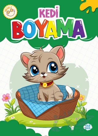 Neşeli Kedi Boyama – Kollektif – Dokuz Çocuk kitap kapağı
