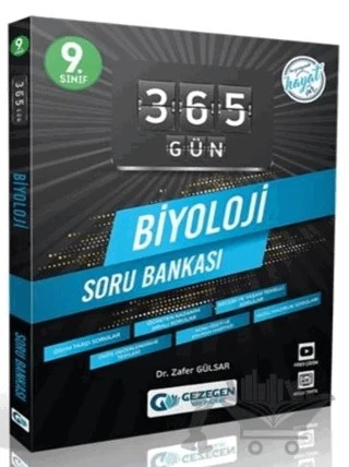 9. Sınıf 365 Gün Biyoloji Soru Bankası – Zafer Gülsar – Gezegen Yayıncılık kitap kapağı