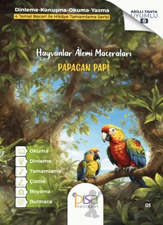Papağan Papi – Kolektif – Pisa Yayınevi kitap kapağı