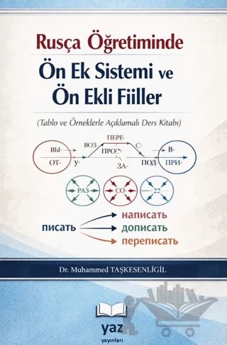 Rusça Öğretiminde Ön Ek Sistemi ve Ön Ekli Fiiller (Tablo ve Örneklerle Açıklamalı Ders Kitabı) – Muhammed Taşkesenligil – yaz yayınları kitap kapağı